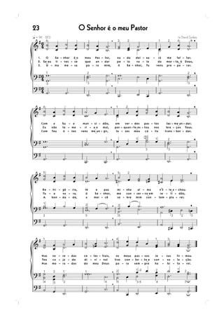 23   O Senhor é o meu Pastor
 