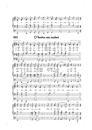 303   O Senhor não mudará
 