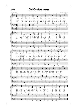 305   Oh! Que fundamento
 