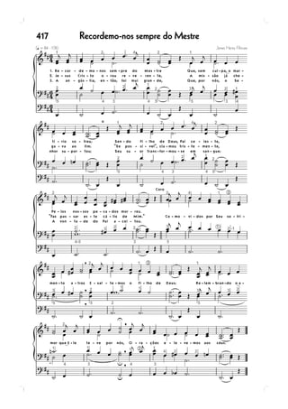 417   Recordemo-nos sempre do Mestre
 