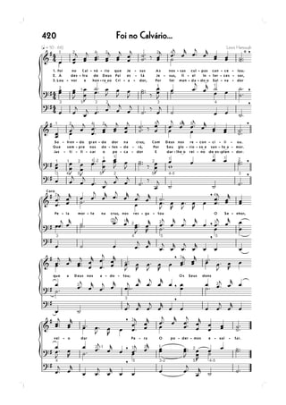 420   Foi no Calvário...
 