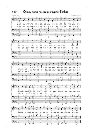 449   O meu nome no céu escreveste, Senhor
 