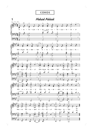 COROS

1   Aleluia! Aleluia!
 