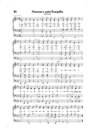 85   Anunciai o santo Evangelho
 