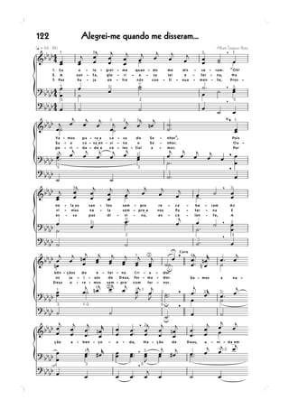 122   Alegrei-me quando me disseram...
 