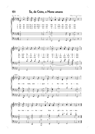 151   Se, de Cristo, o Nome amares
 
