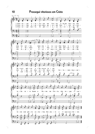 10   Prossegui vitoriosos em Cristo
 