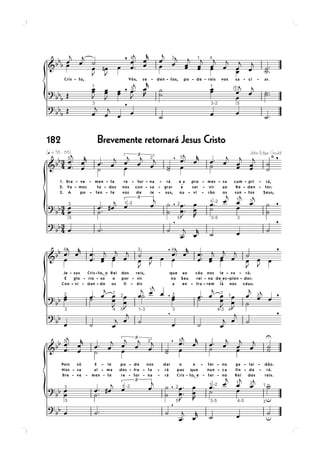 182   Brevemente retornará Jesus Cristo
 