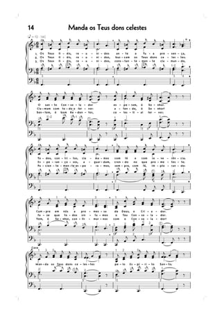 14   Manda os Teus dons celestes
 