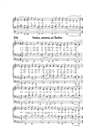 216   Irmãos, amemos ao Senhor
 
