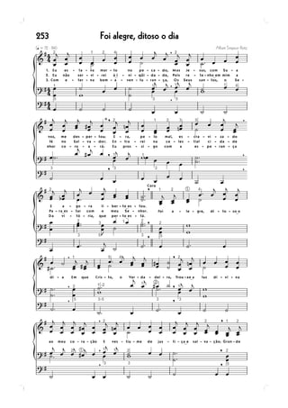 253   Foi alegre, ditoso o dia
 