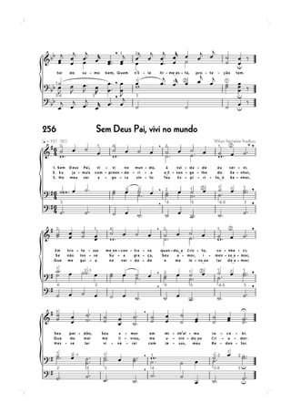 256   Sem Deus Pai, vivi no mundo
 