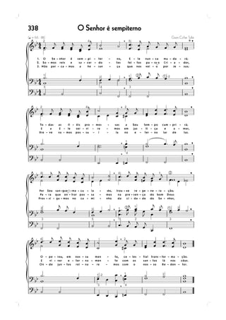 338   O Senhor é sempiterno
 