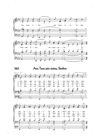 363   Aos Teus pés estou, Senhor
 