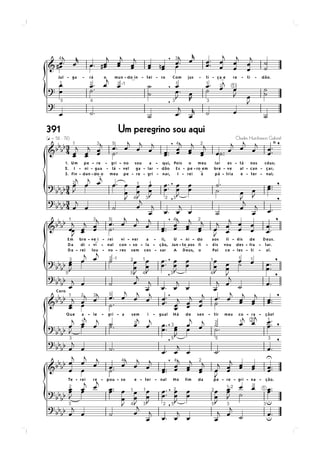 391   Um peregrino sou aqui
 