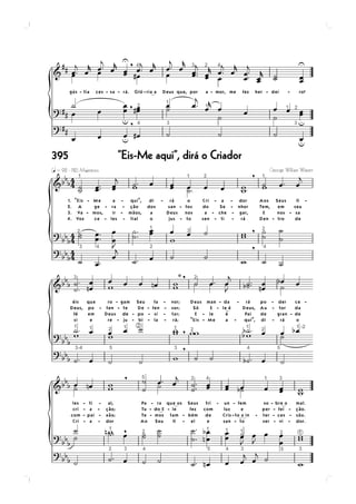 395   Eis-Me aqui, dirá o Criador
 