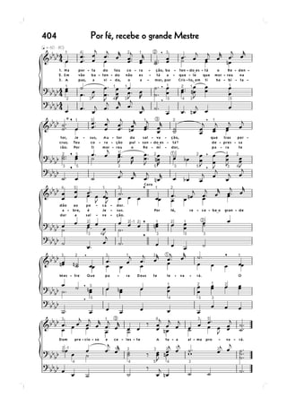 404   Por fé, recebe o grande Mestre
 