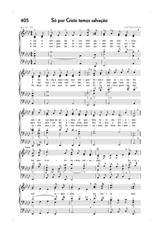405   Só por Cristo temos salvação
 