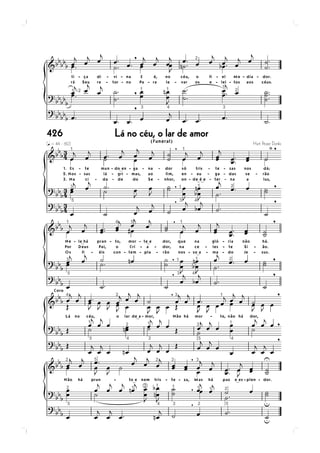 426   Lá no céu, o lar de amor
 
