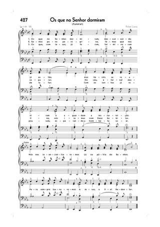 427   Os que no Senhor dormiram
 