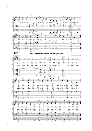 437   Os meninos viram Jesus passar
 