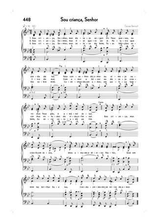 448   Sou criança, Senhor
 