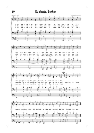 39   Eu desejo, Senhor
 
