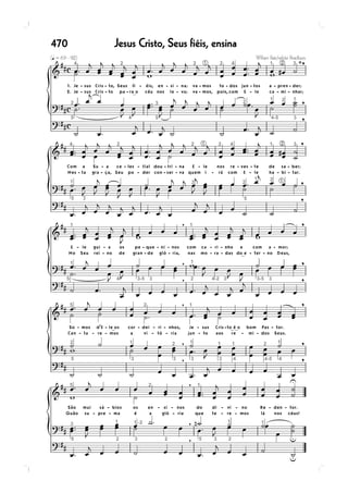 470   Jesus Cristo, Seus fiéis, ensina
 