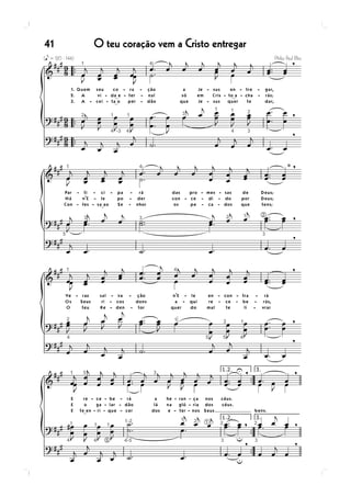 41   O teu coração vem a Cristo entregar
 