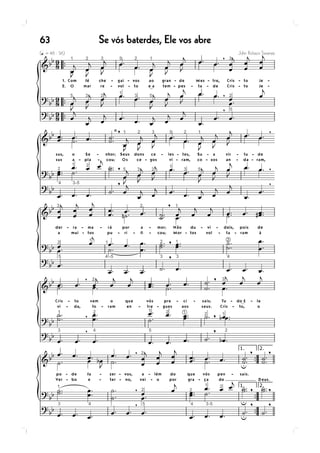 63   Se vós baterdes, Ele vos abre
 