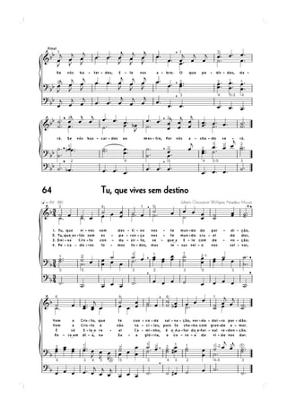 64   Tu, que vives sem destino
 