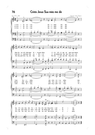 76   Cristo Jesus Sua mão me dá
 