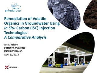 Remediation of Volatile Organics in Groundwater Using In Situ Carbon ...