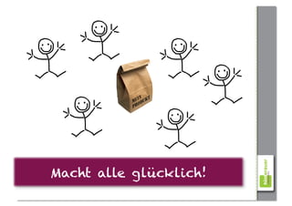 IiNn Tt
          MmEe OoDdUuKk
          PpRr




Macht alle glücklich!
 