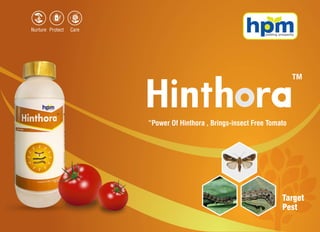 H
TM
Target
Pest
“Power Of Hinthora , Brings-insect Free Tomato
 