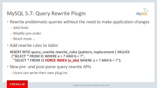 mysql optimizer hints