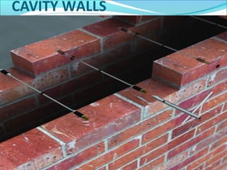 CAVITY WALLS
 