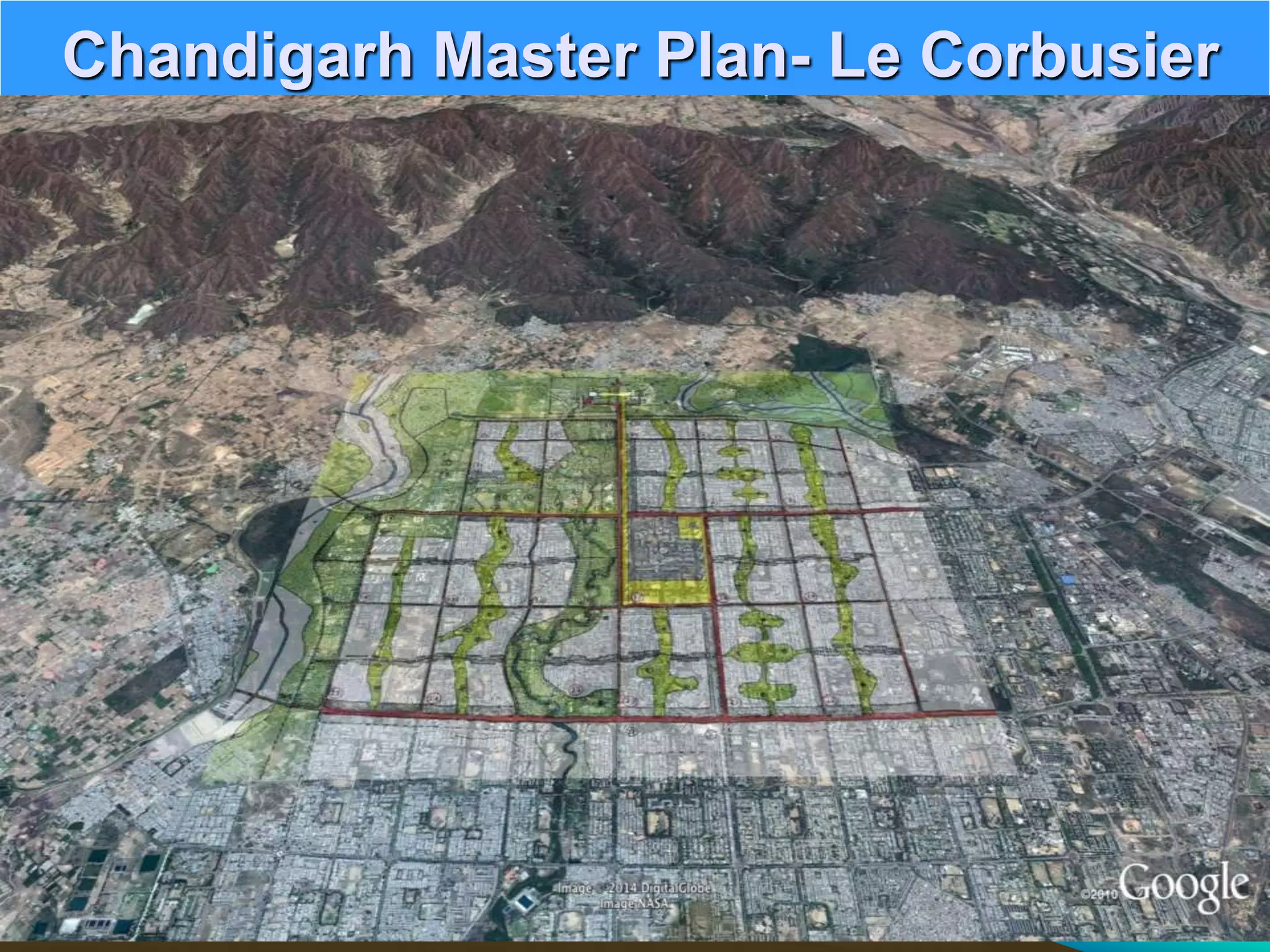 Chandigarh Master Plan- Le Corbusier
 
