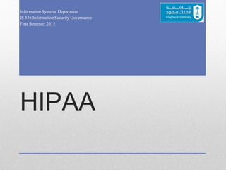Hipaa Presentation.pdf HIPAA | PPTX