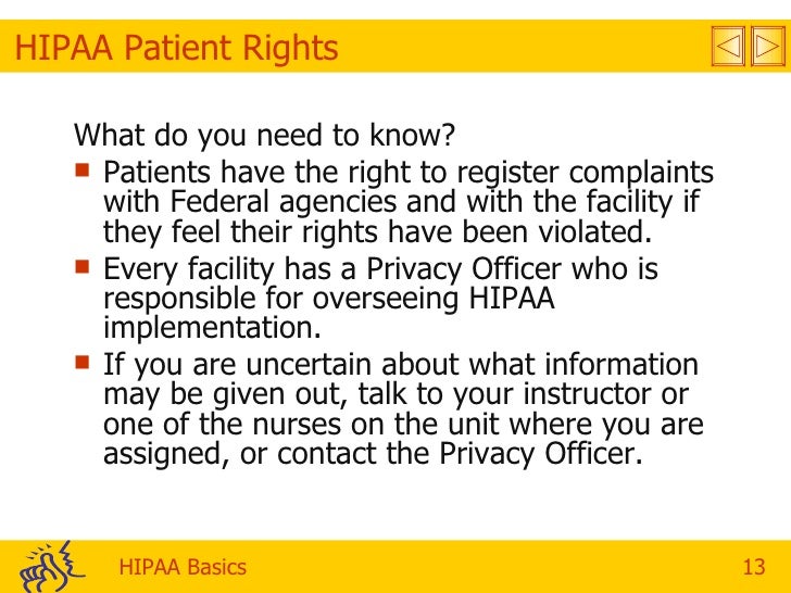 HIPAA Basics