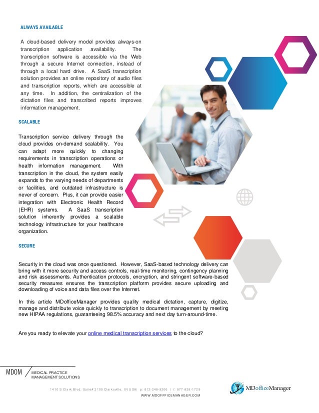 Online Medical Transcription Services Bracing up For New