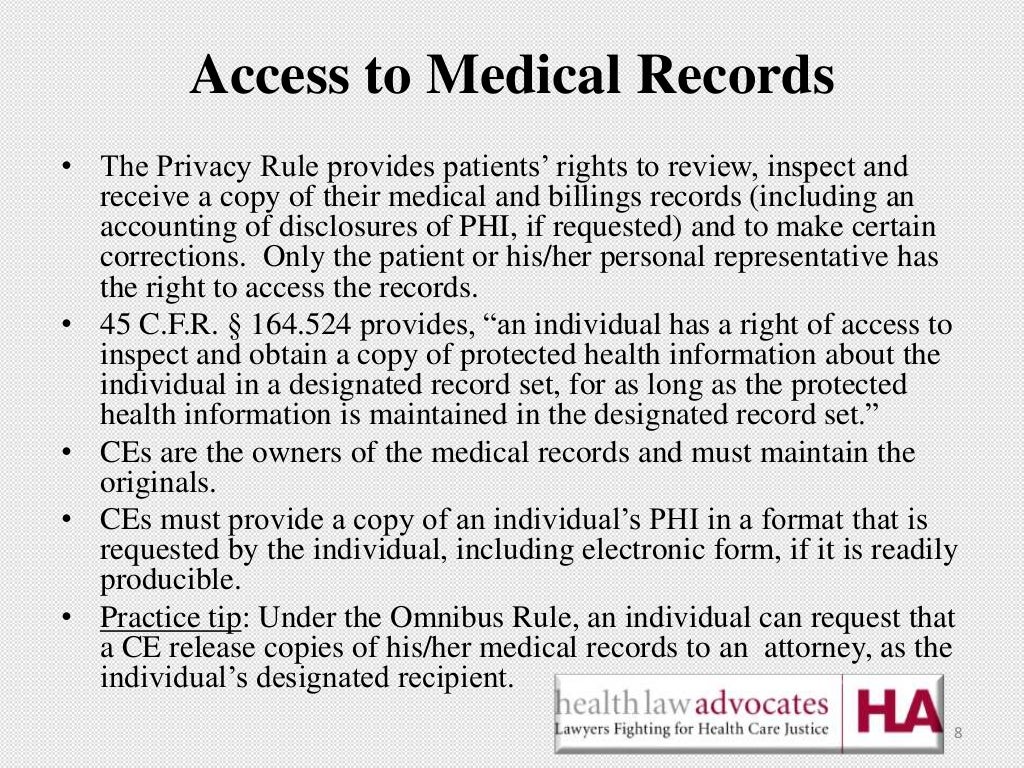 HIPAA Access Medical Records by SainsburyWong