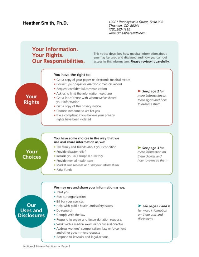 hipaa notice for psychotherapy private practice hipaa flyer
