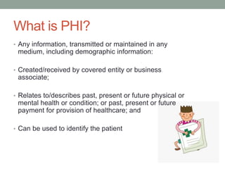 HIPAA and Privacy Training | PPTX