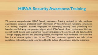 HIPAA Security Awareness Training: Strengthening Your Healthcare Data ...