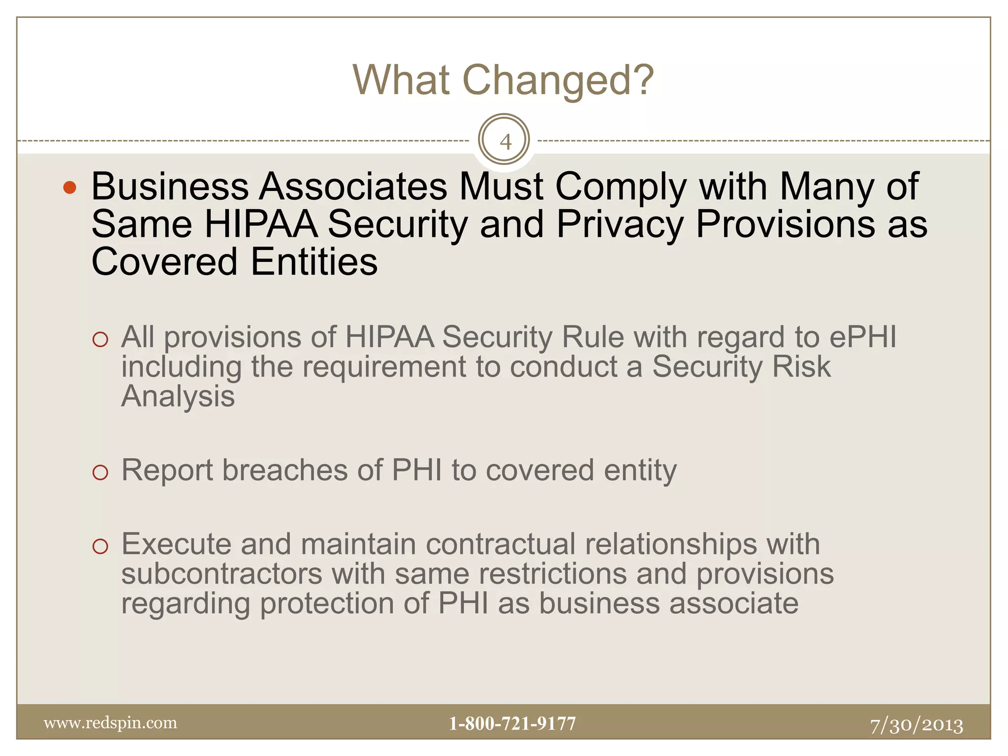 HIPAA Security Risk Analysis for Business Associates | PPTX