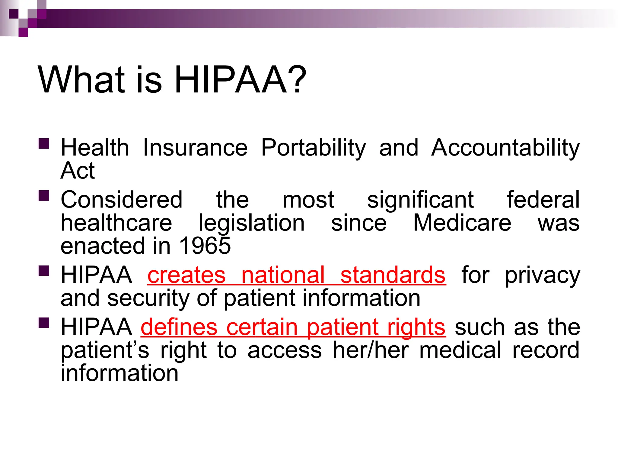 Hipaa Portability Rights HIPAA Volunteer Training - for awareness | PPT