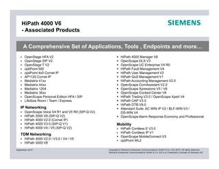 Tổng đài điện thoại Siemens Hipath 4000 [thegioitongdai.com.vn] | PDF