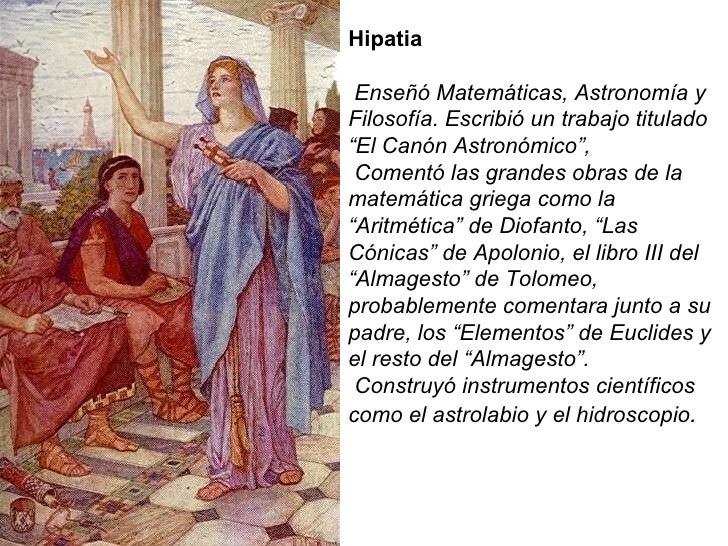 La Historia De Las Matemáticas Aportaciones De Hipatia Y Euler