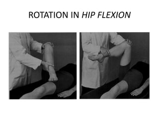 Hip clinical examination By Dr YAGNIK BHUVA | PPTX